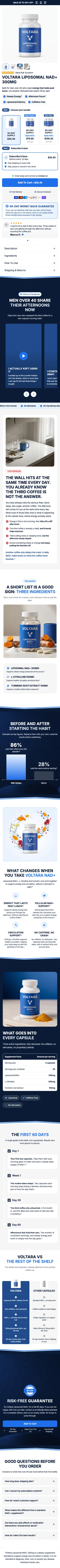 Voltara, an example page built on Template 17