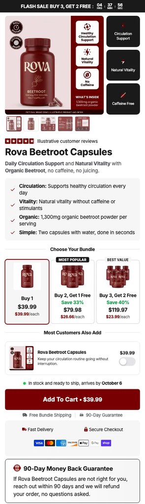 Flash Sale Sales Page preview